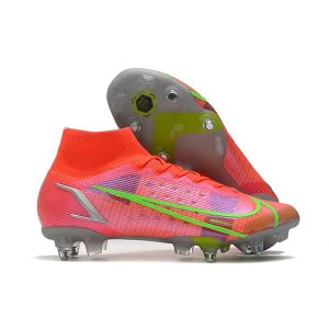 Nike Mercurial Superfly Elite SG PRO AC Spectrum Červené stříbrný